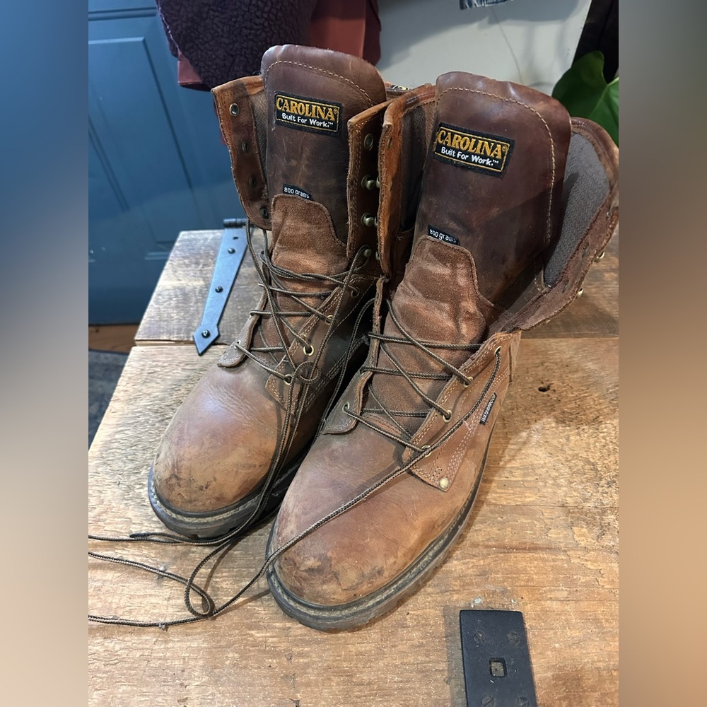 Carolina work boots size 14